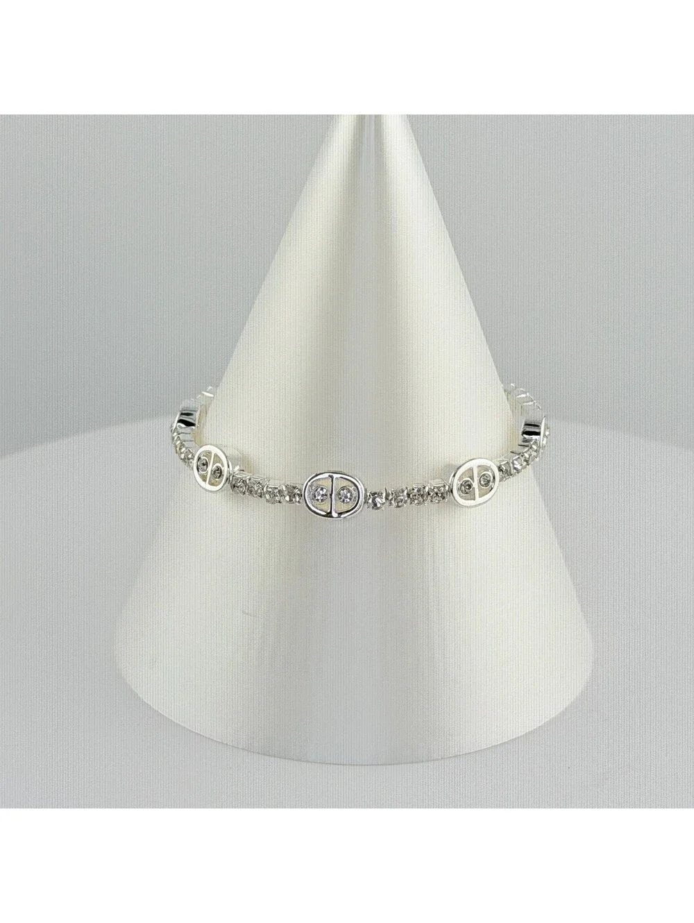 Bomb Party Single Stack Bracelet - on Silver Plating #125